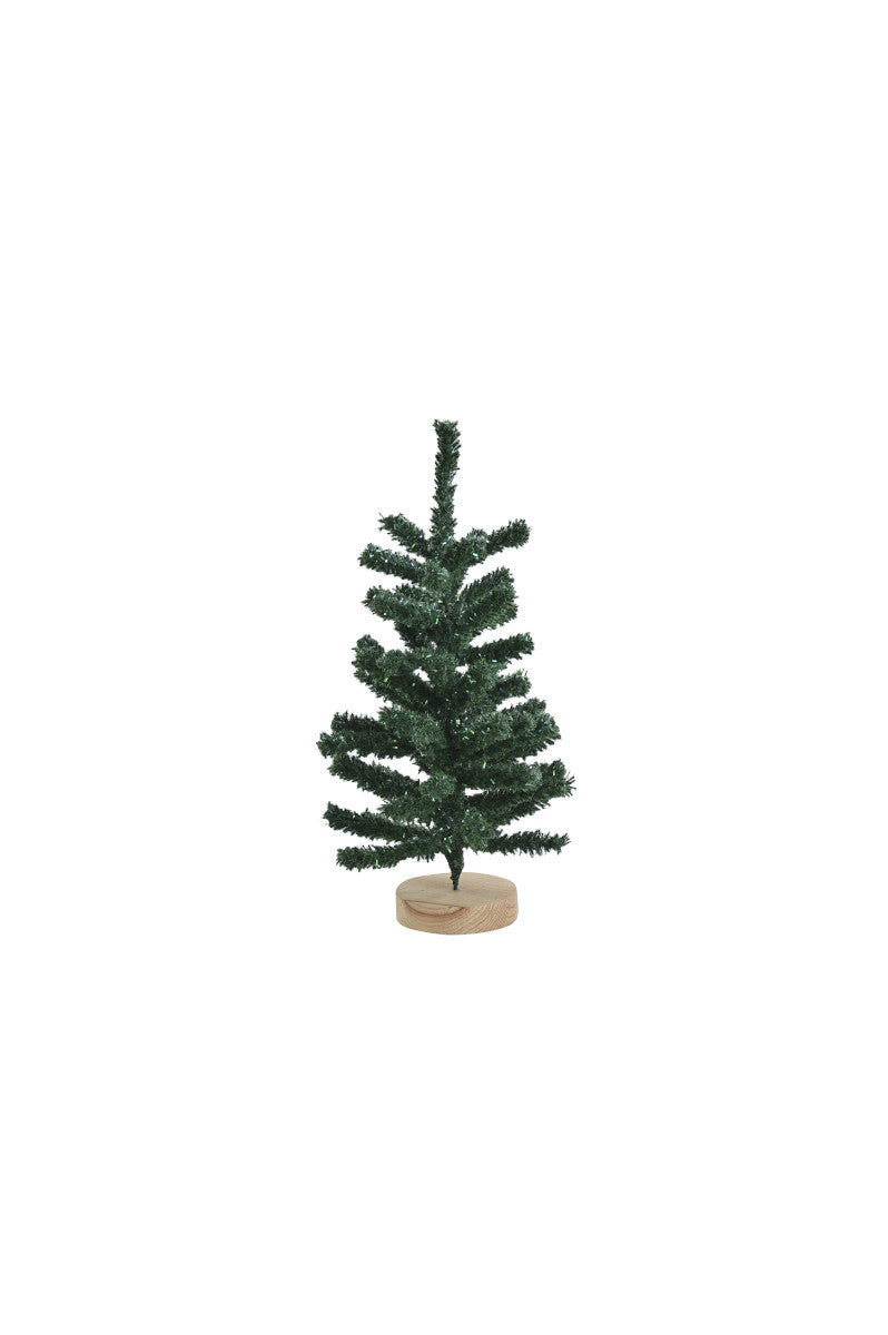 Giftcompany Silva Deko-Weihnachtsbaum beflockt grau 30cm Freisteller