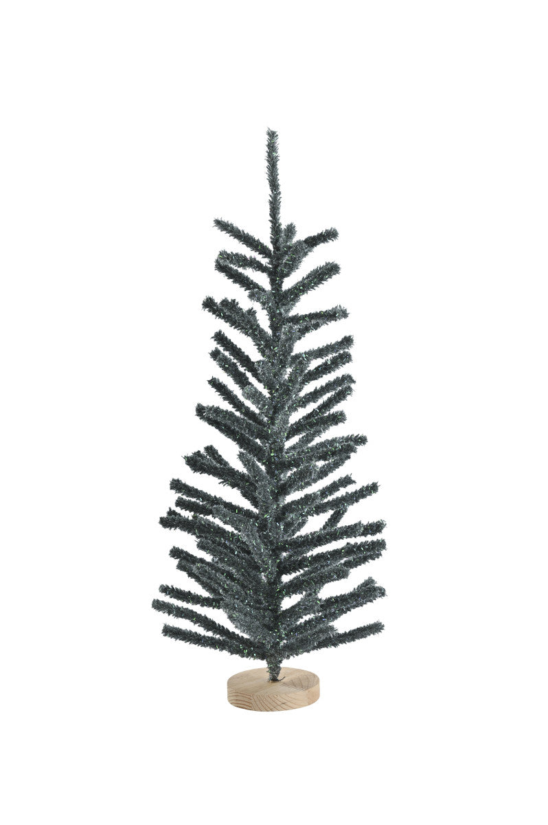 Giftcompany Silva Deko-Weihnachtsbaum beflockt grau 60cm Freisteller