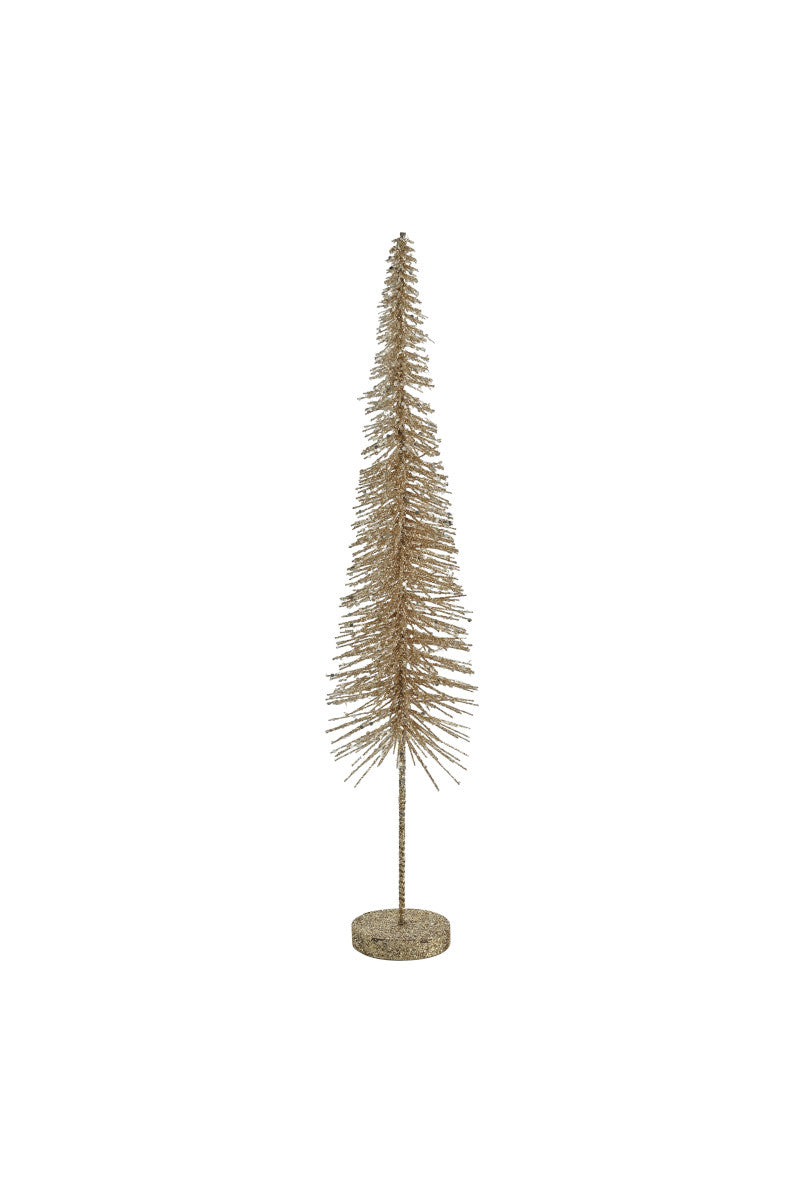 Giftcompany Seoul Deko-Weihnachtsbaum mit Glitzer gold 49cm Freisteller