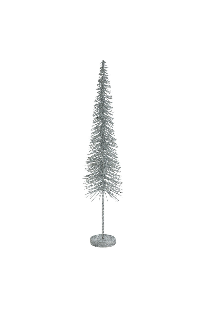 Giftcompany Seoul Deko-Weihnachtsbaum mit Glitzer silber 49cm Freisteller