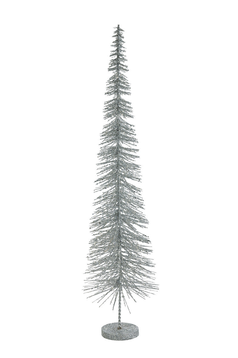 Giftcompany Seoul Deko-Weihnachtsbaum mit Glitzer silber 70cm Freisteller