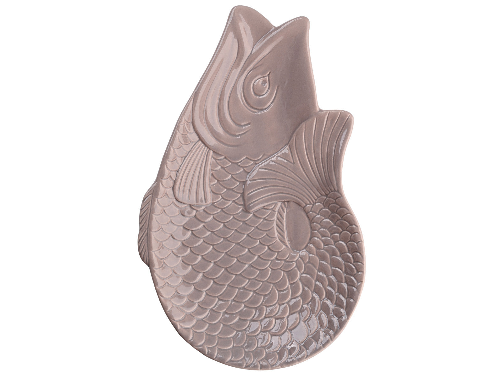 Giftcompany Monsieur Carafon Fisch Dekoteller sandstone 25,3x16cm Freisteller 