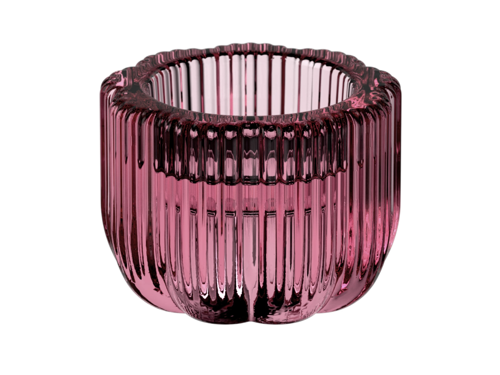 Villeroy & Boch Fleur cassis Kerzenständer 2 in 1 pink 14,5cm - Produktbild 1