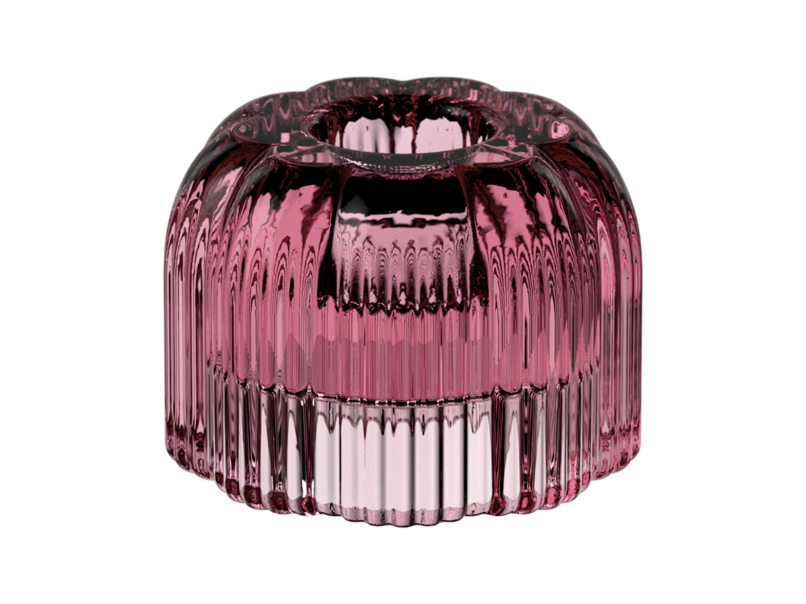 Villeroy & Boch Fleur cassis Kerzenständer 2 in 1 pink 14,5cm - Produktbild 2