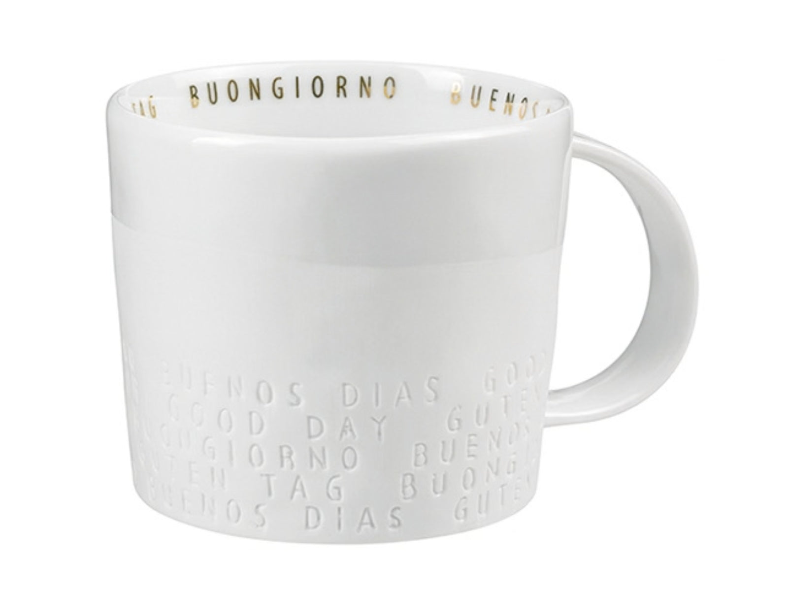 räder Porzellangeschichten Tasse Guten Tag weiß 8,5cm - Produktbild 1