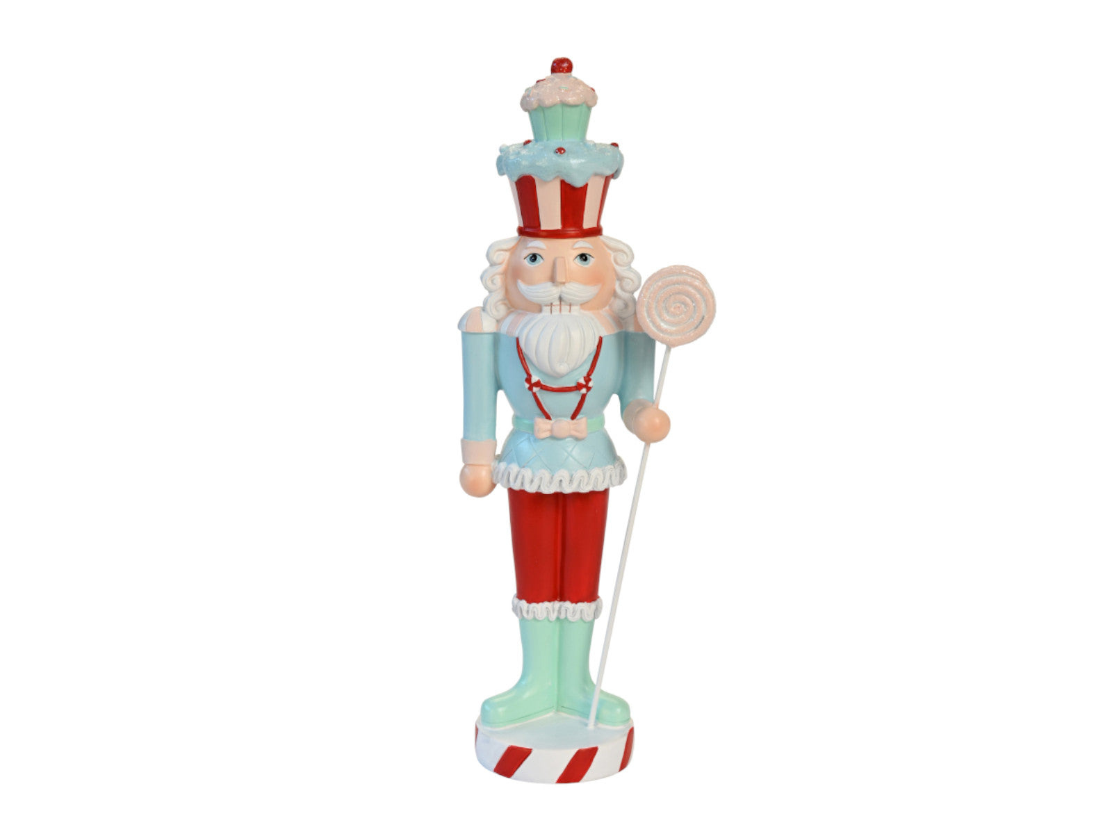 Giftcompany Noce Nussknacker hellblau/rot 33,5cm Freisteller 1