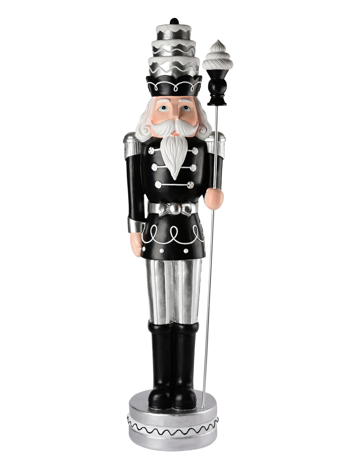 Giftcompany Noce Nussknacker schwarz/silber 125,5cm Freisteller 1