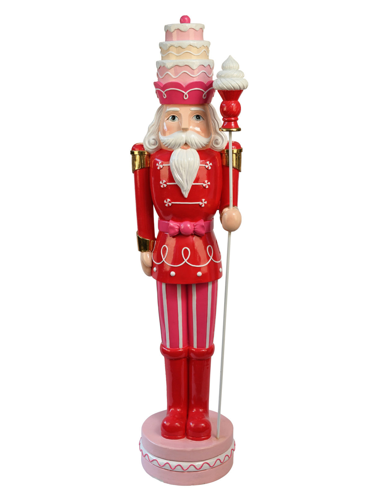 Giftcompany Noce Nussknacker rosa/rot 125,5cm Freisteller 1