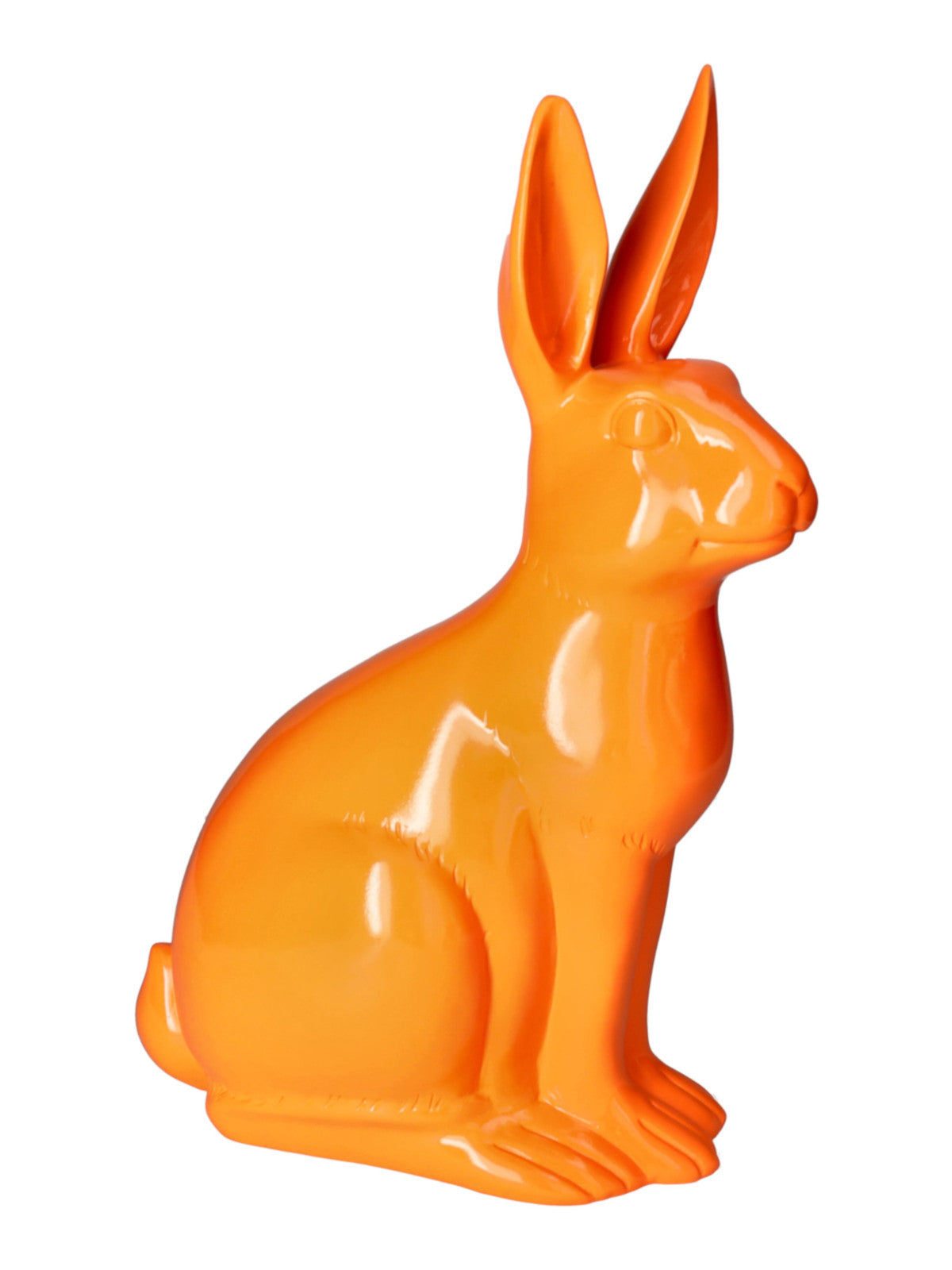 Giftcompany Frau Schmidt Hase XL neon orange 80cm Freistelller 1