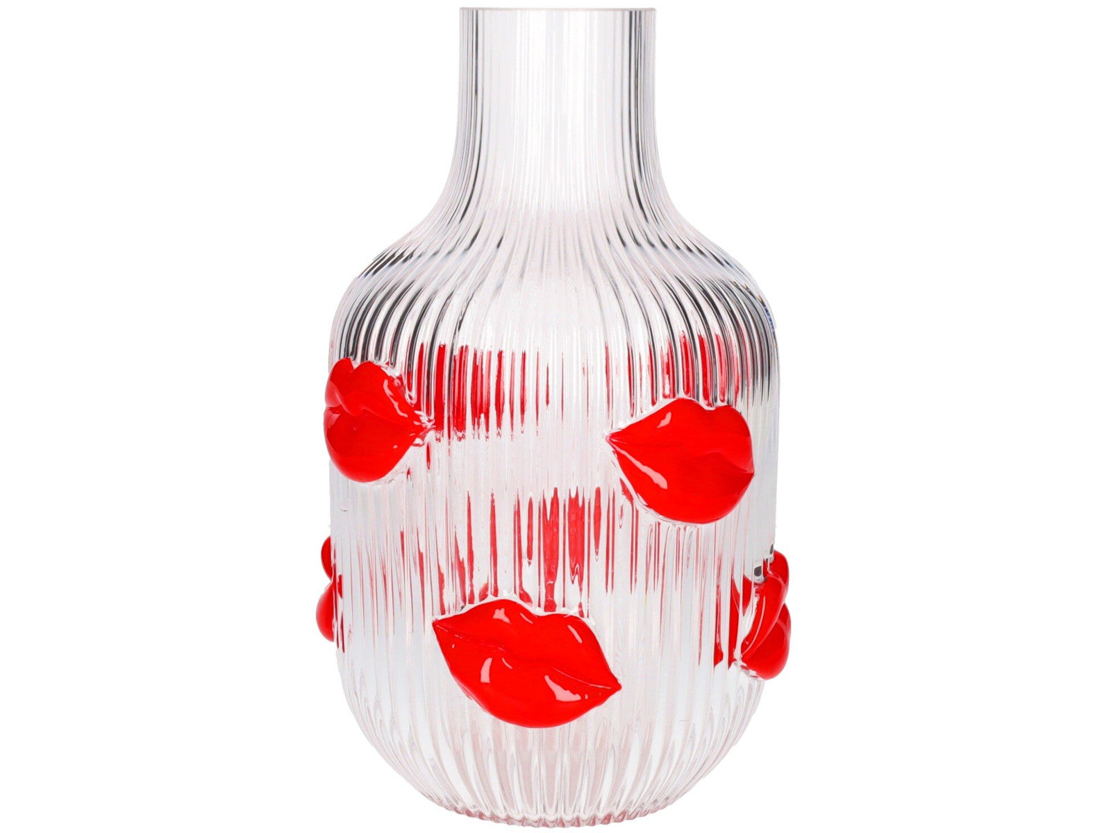 Giftcomany L'amour Vase Lippen transparent 25cm Freisteller 1