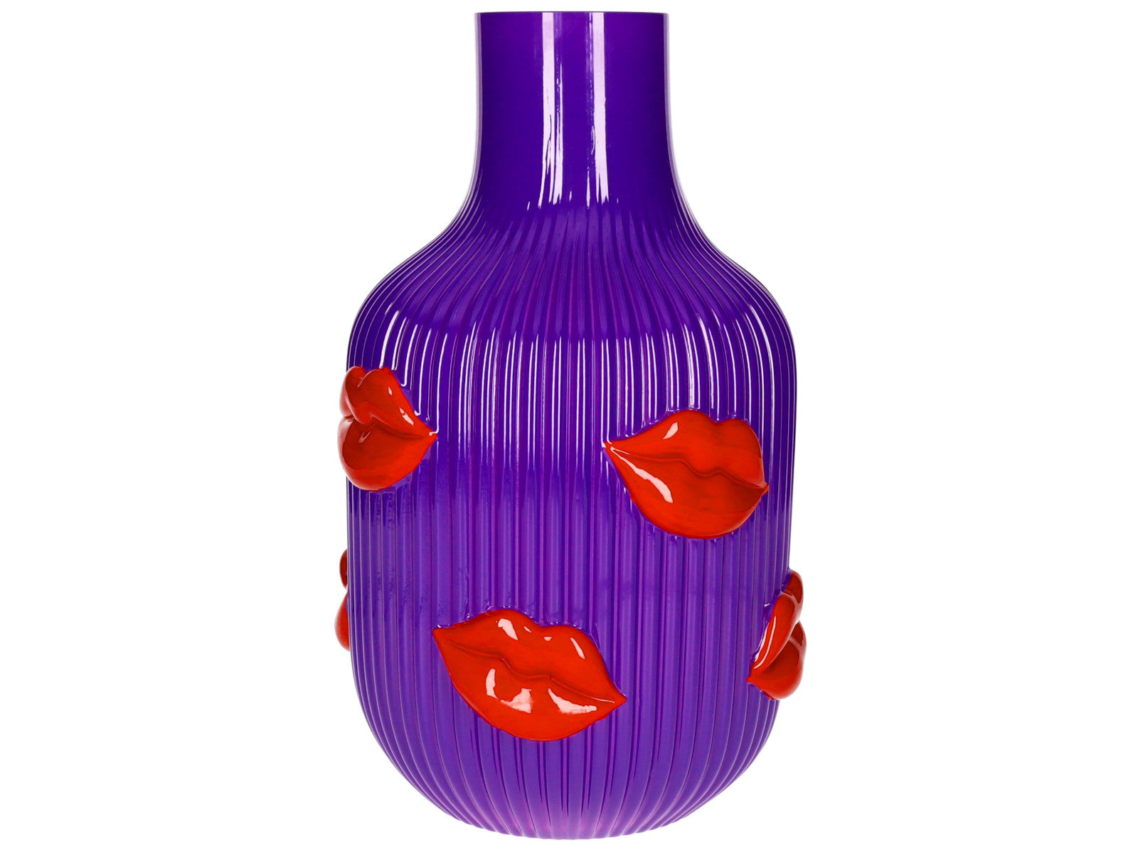 Giftcomany L'amour Vase Lippen lila 30cm Freisteller 1