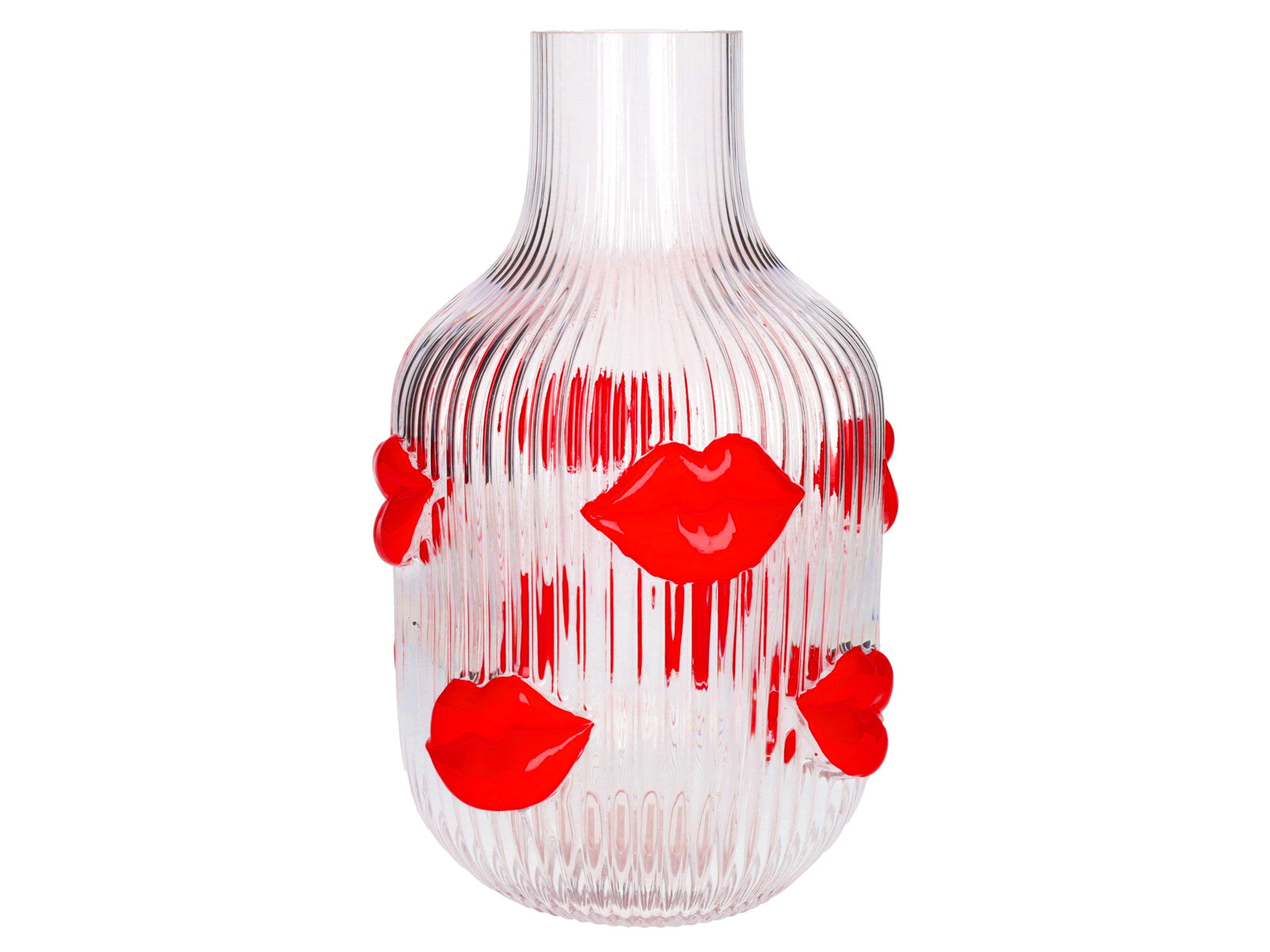 Giftcomany L'amour Vase Lippen transparent 30cm Freisteller 1