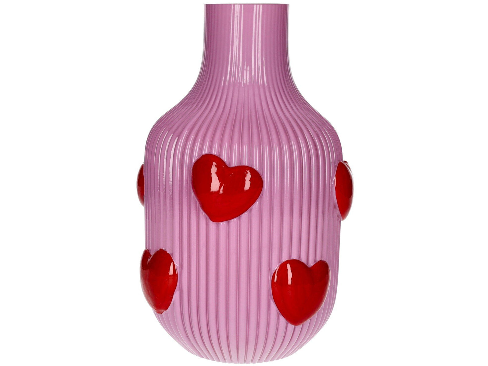 Giftcomany L'amour Vase Herzen lila 30cm Freisteller 1