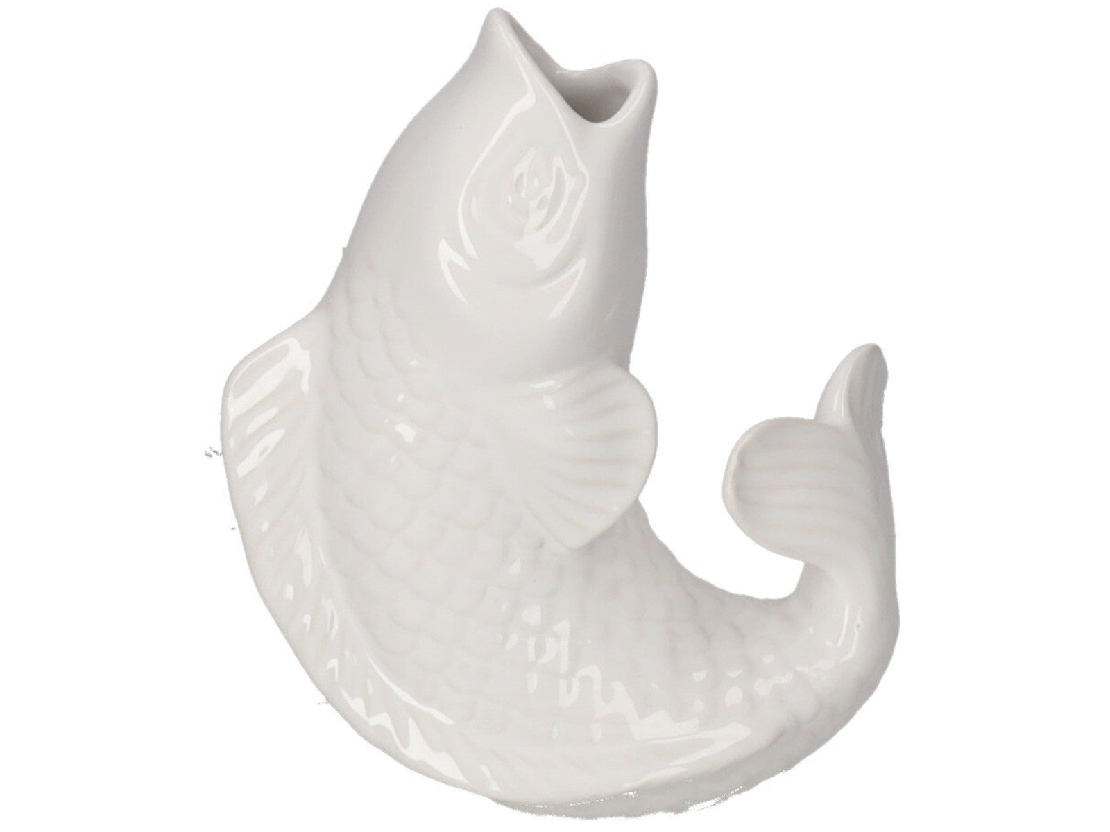 Giftcompany Mamsell Koi Fisch Vase XS weiß 15,5cm Freisteller 1