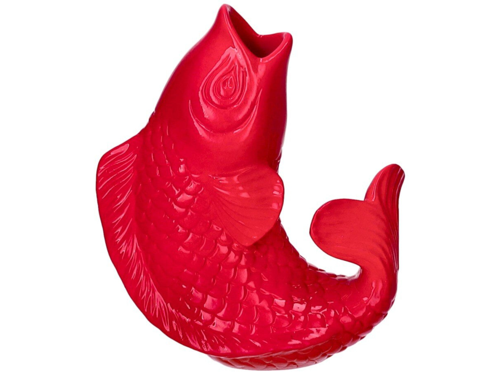 Giftcompany Mamsell Koi Fisch Vase XS neon pink 15,5cm Freisteller 1
