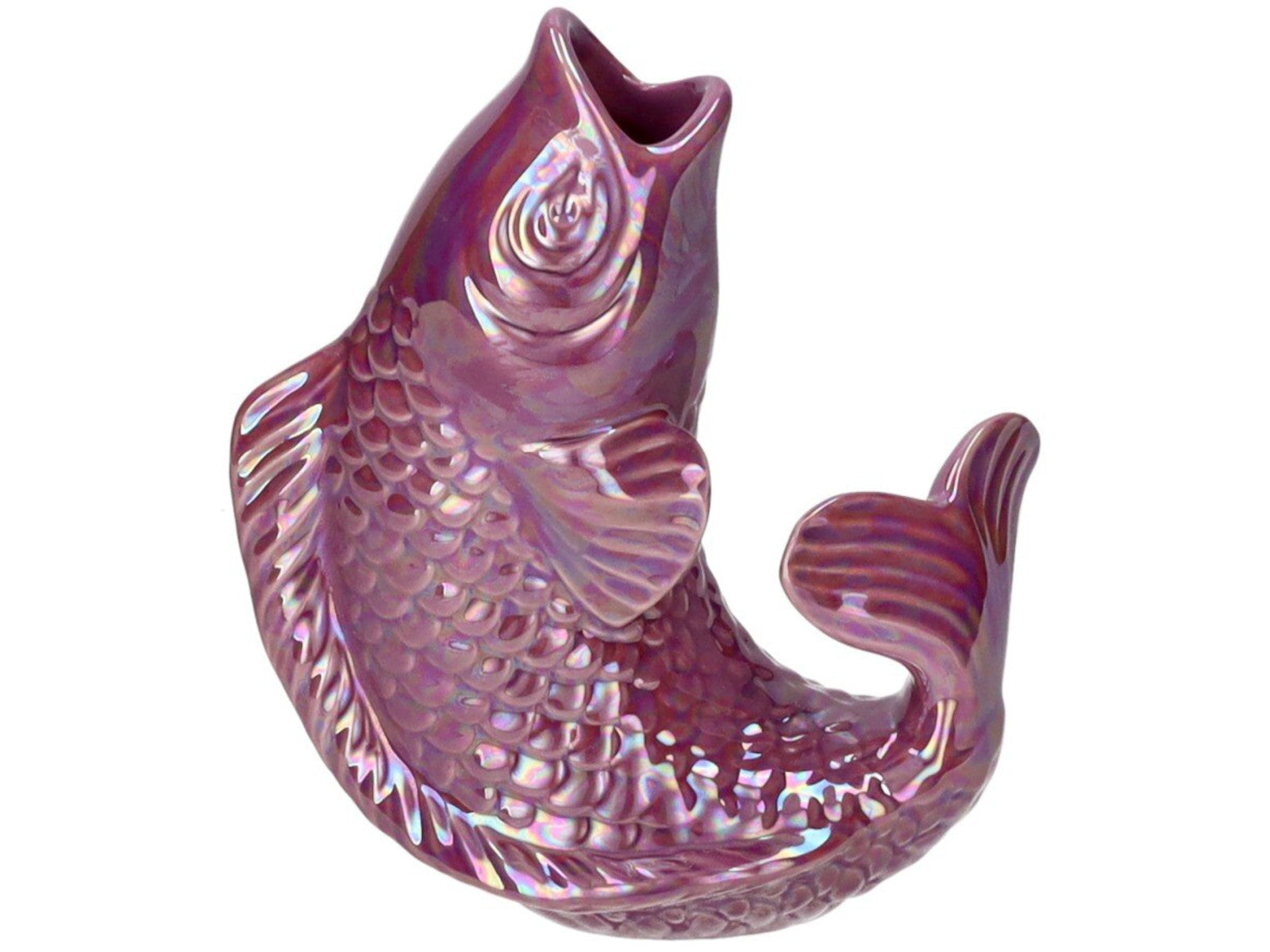 Giftcompany Mamsell Koi Fisch Vase XS rainbow violet 15,5cm Freisteller 1