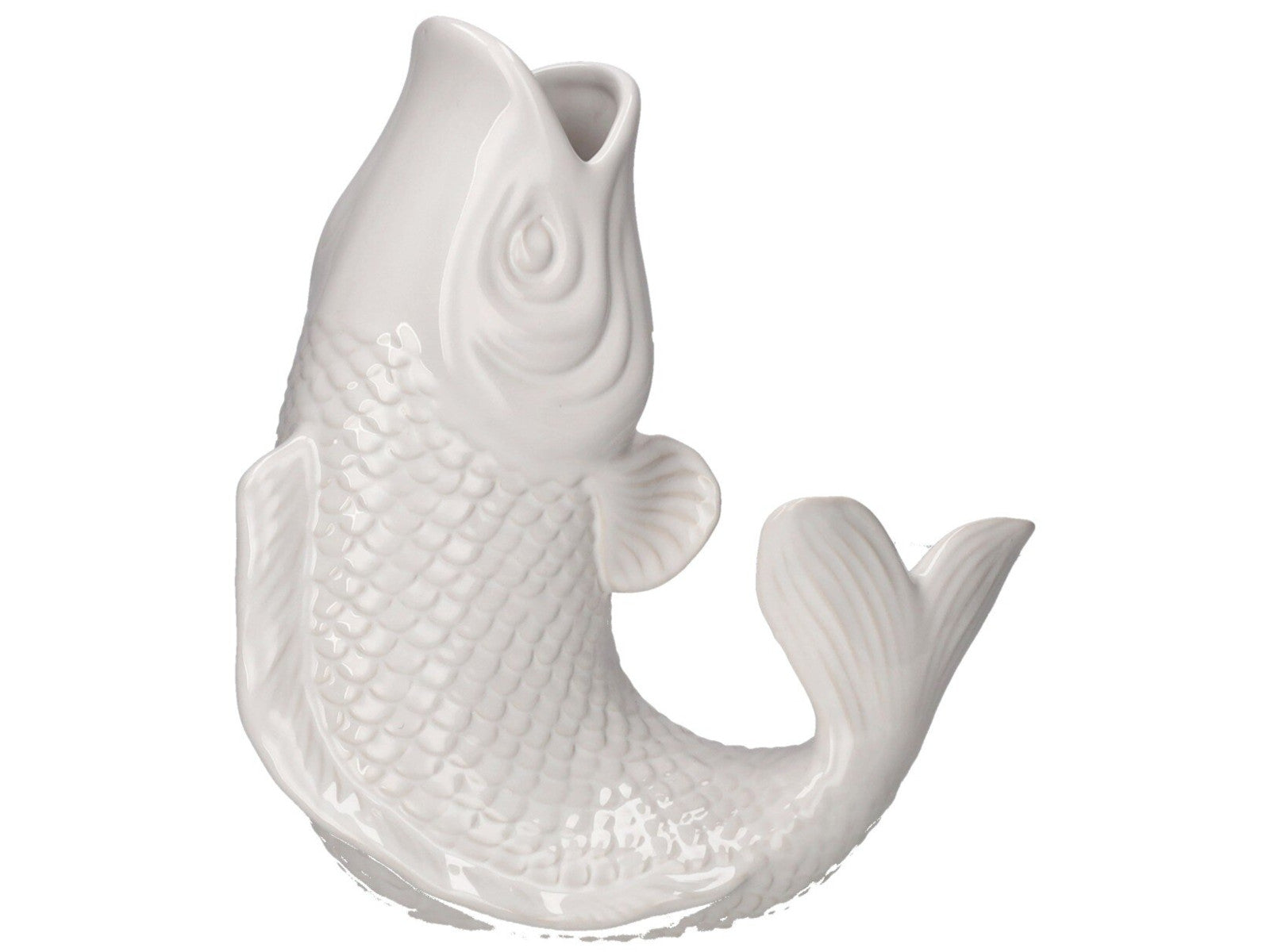 Giftcompany Mamsell Koi Fisch Vase S weiß 25cm Freisteller 1