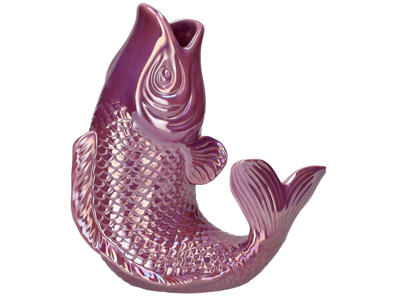 Giftcompany Mamsell Koi Fisch Vase S rainbow violet 25cm Freisteller 1