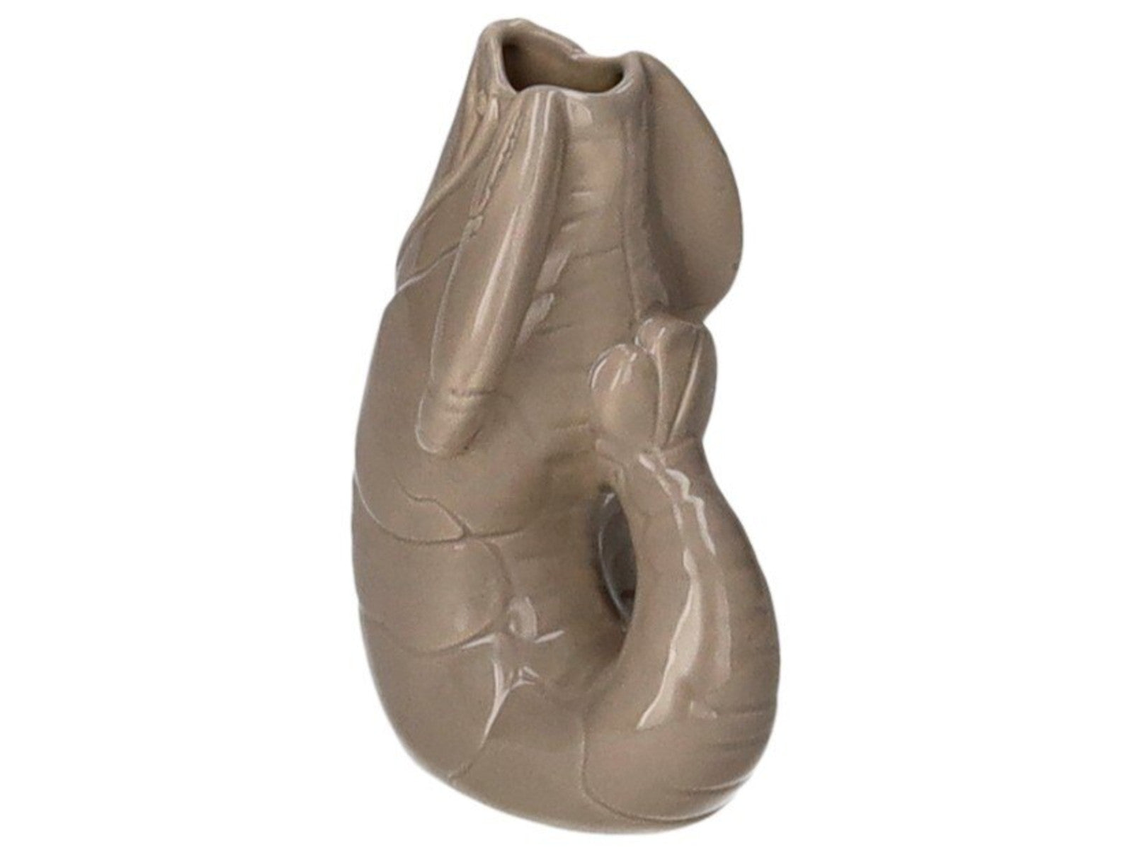 Giftcompany Madame Crevette Hummer Vase XS sandstone 14cm Freisteller 3