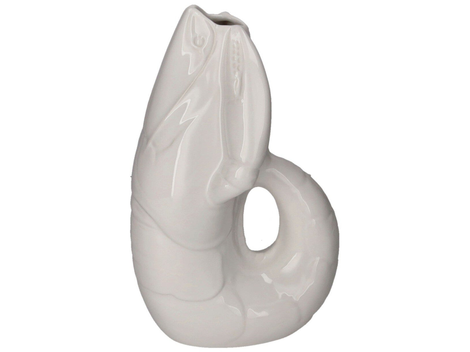 Giftcompany Madame Crevette Hummer Vase L weiß 32cm Freisteller 1