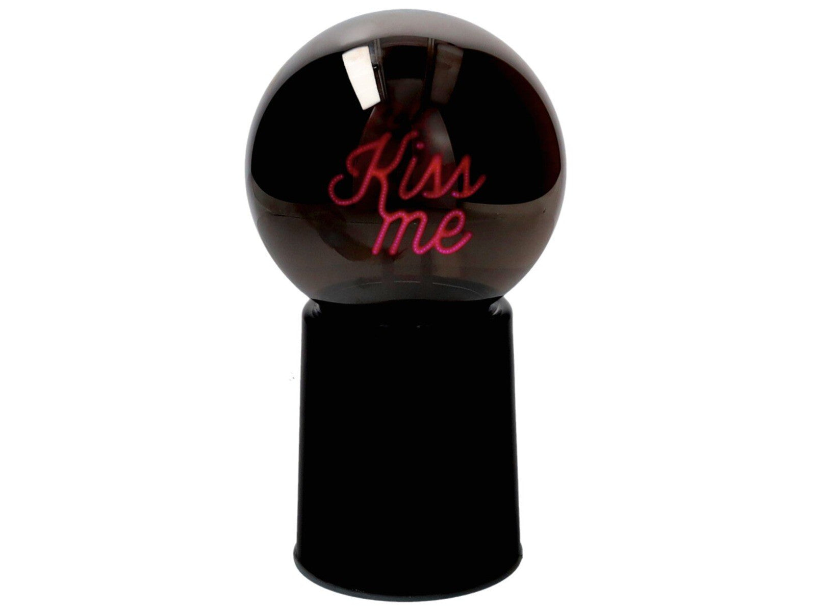 Giftcompany Glowmance LED-Leuchtkugel Neonlicht Kiss me schwarz 21cm Freisteller 1