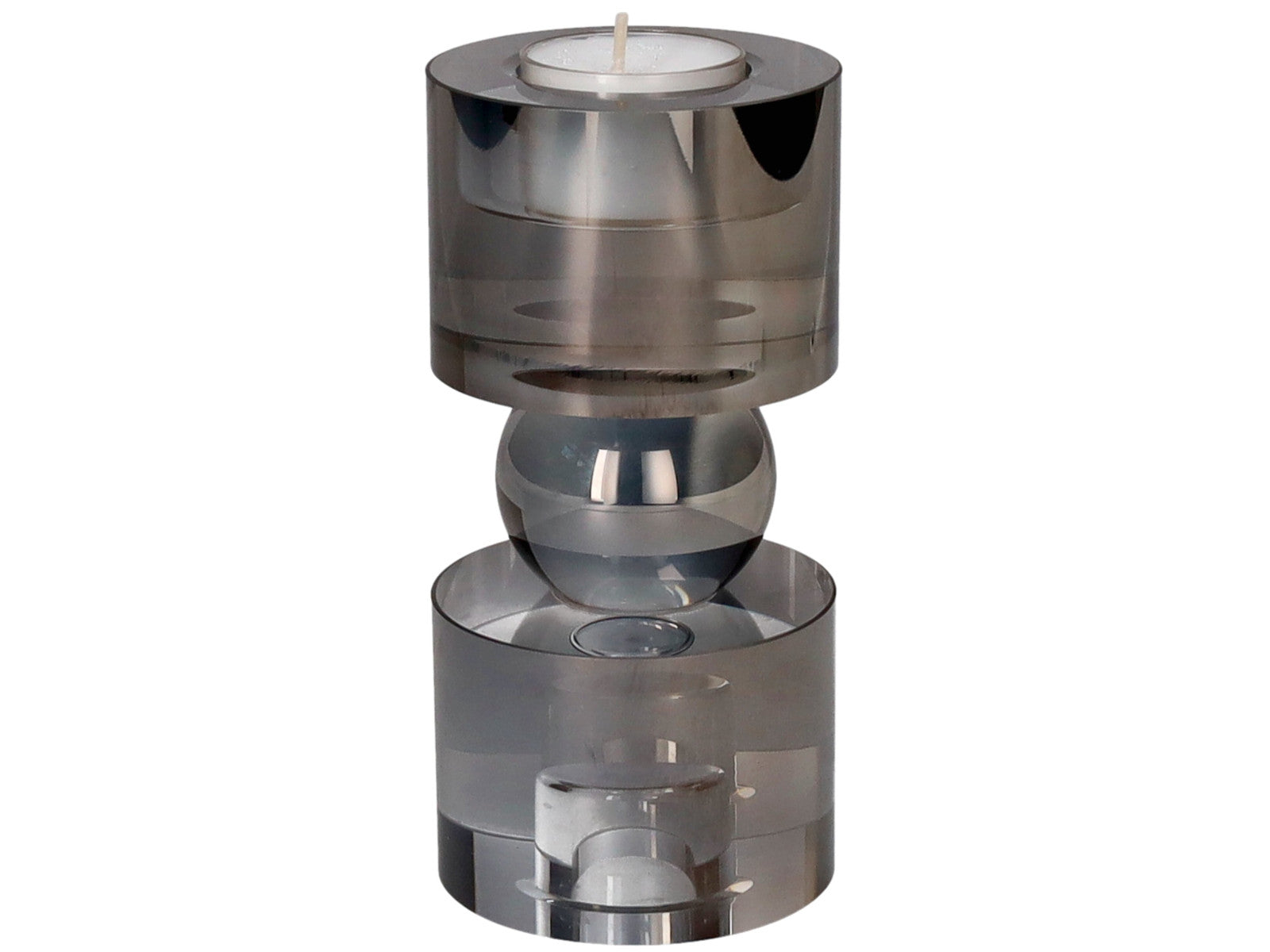 Giftcompany Sari Teelichthalter grau 15cm Freisteller 2