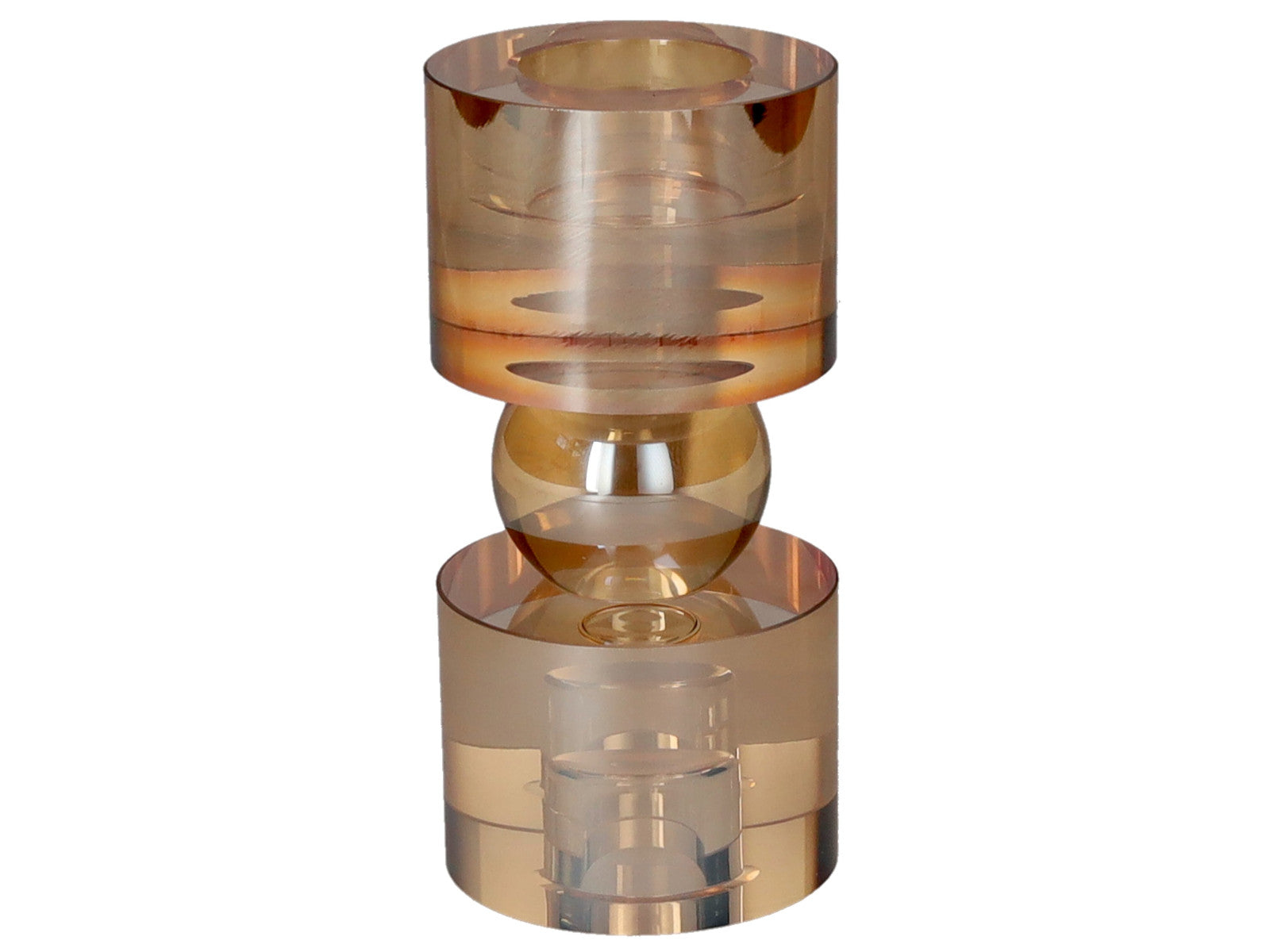 Giftcompany Sari Teelichthalter amber 15cm Freisteller 1