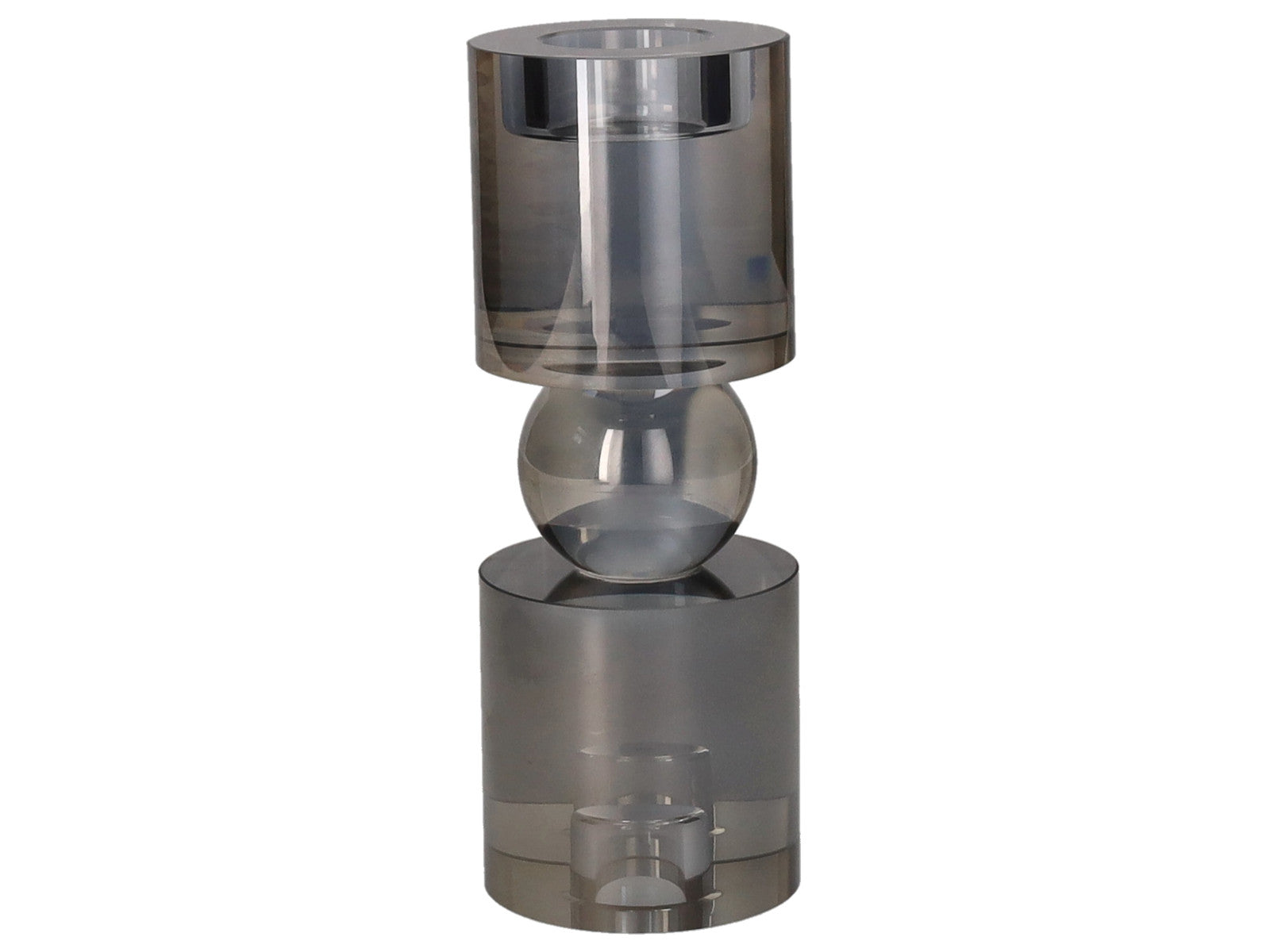 Giftcompany Sari Teelichthalter grau 21,5cm Freisteller 1