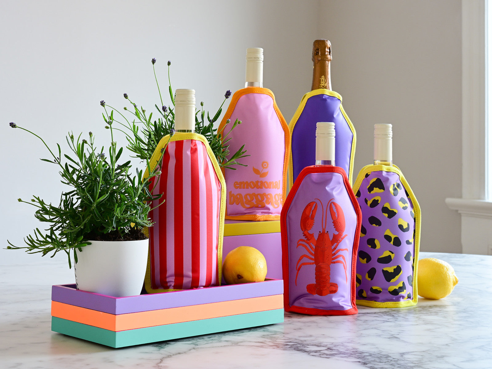 Giftcompany Froid Kühlmanschette Winery schwarz 23,5cm Lifestyle 1