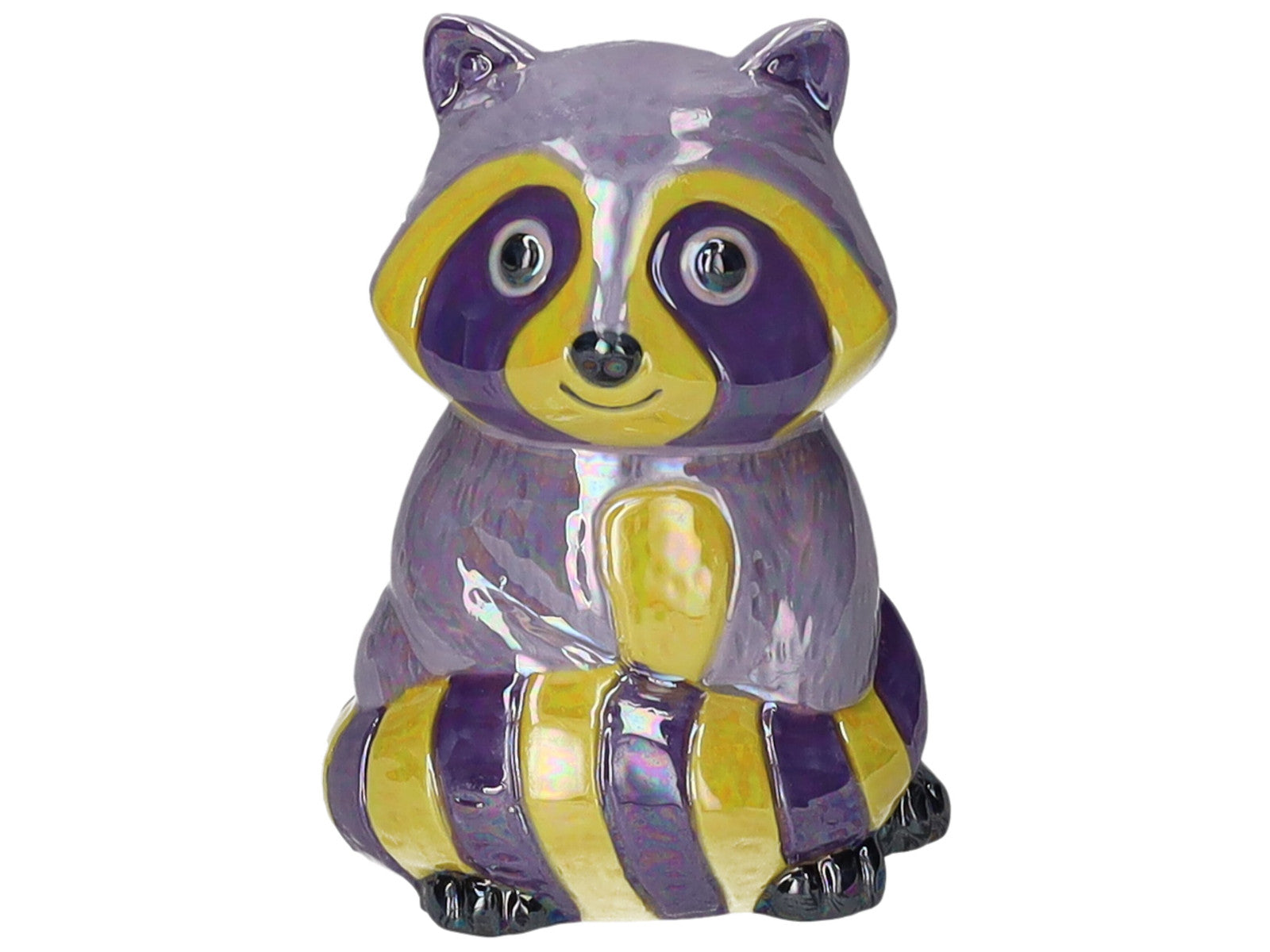 Giftcompany Mignon Vase Waschbär lila 13,6cm Freisteller 1