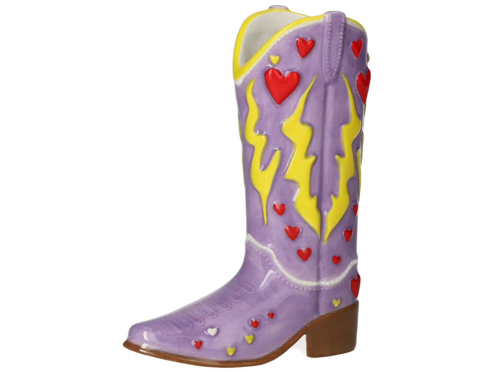 Giftcompany Mignon Vase Cowboystiefel lila 15cm Freisteller 1
