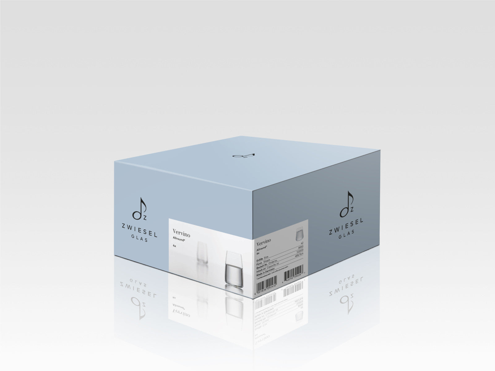 ZWIESEL GLAS Vervino Allround Becher Set 4tlg Verpackung