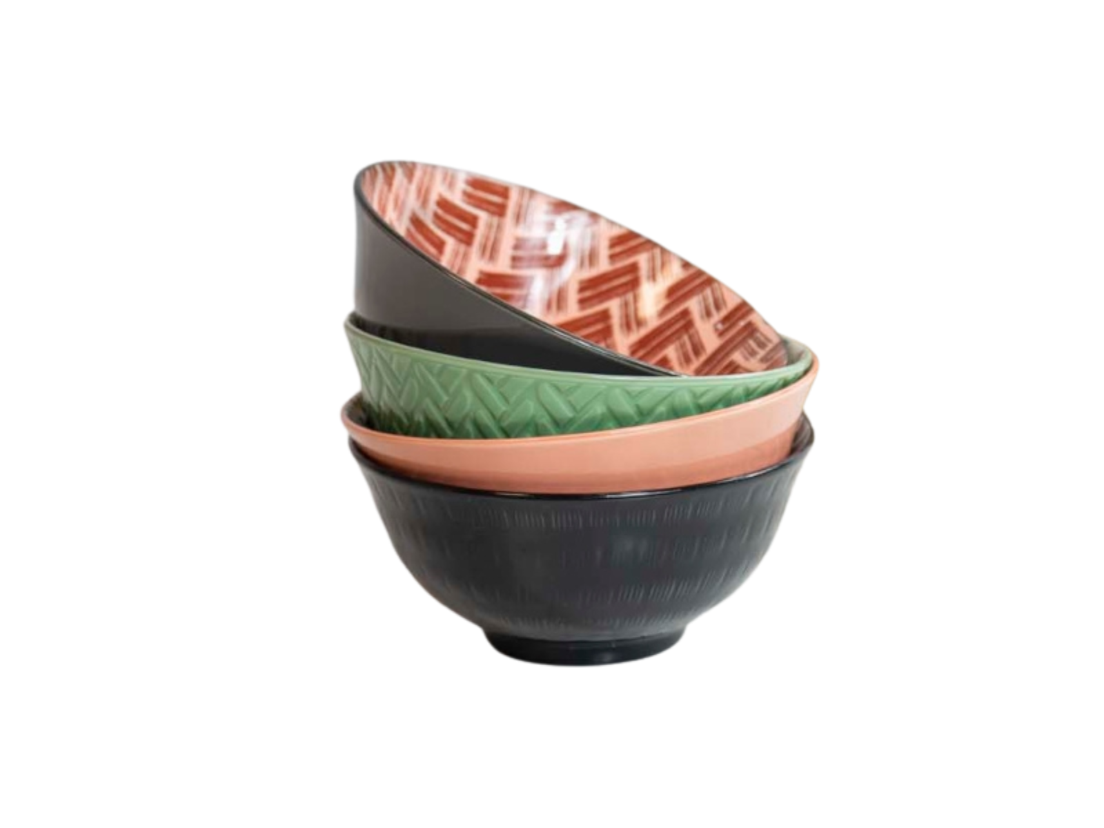 KitchenCraft Bowl Pattern 15 cm Set4 Freisteller 1