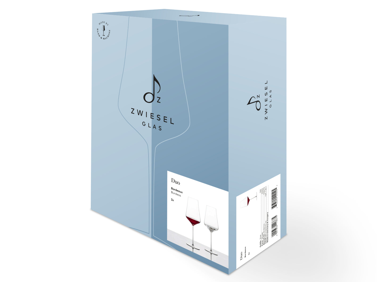 ZWIESEL GLAS Duo Bordeaux Rotweinglas Set 2tlg Freisteller 3