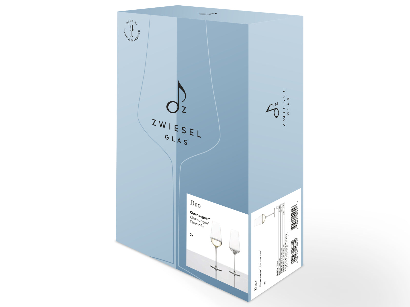 ZWIESEL GLAS Duo Champagnerglas Set 2tlg Freisteller 3