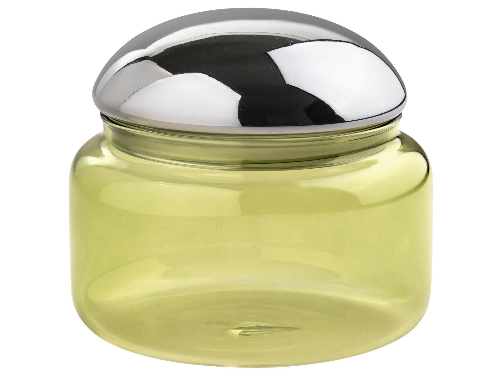 Giftcompany Voile Glasdose M grün/silber 10,5cm Freisteller 1