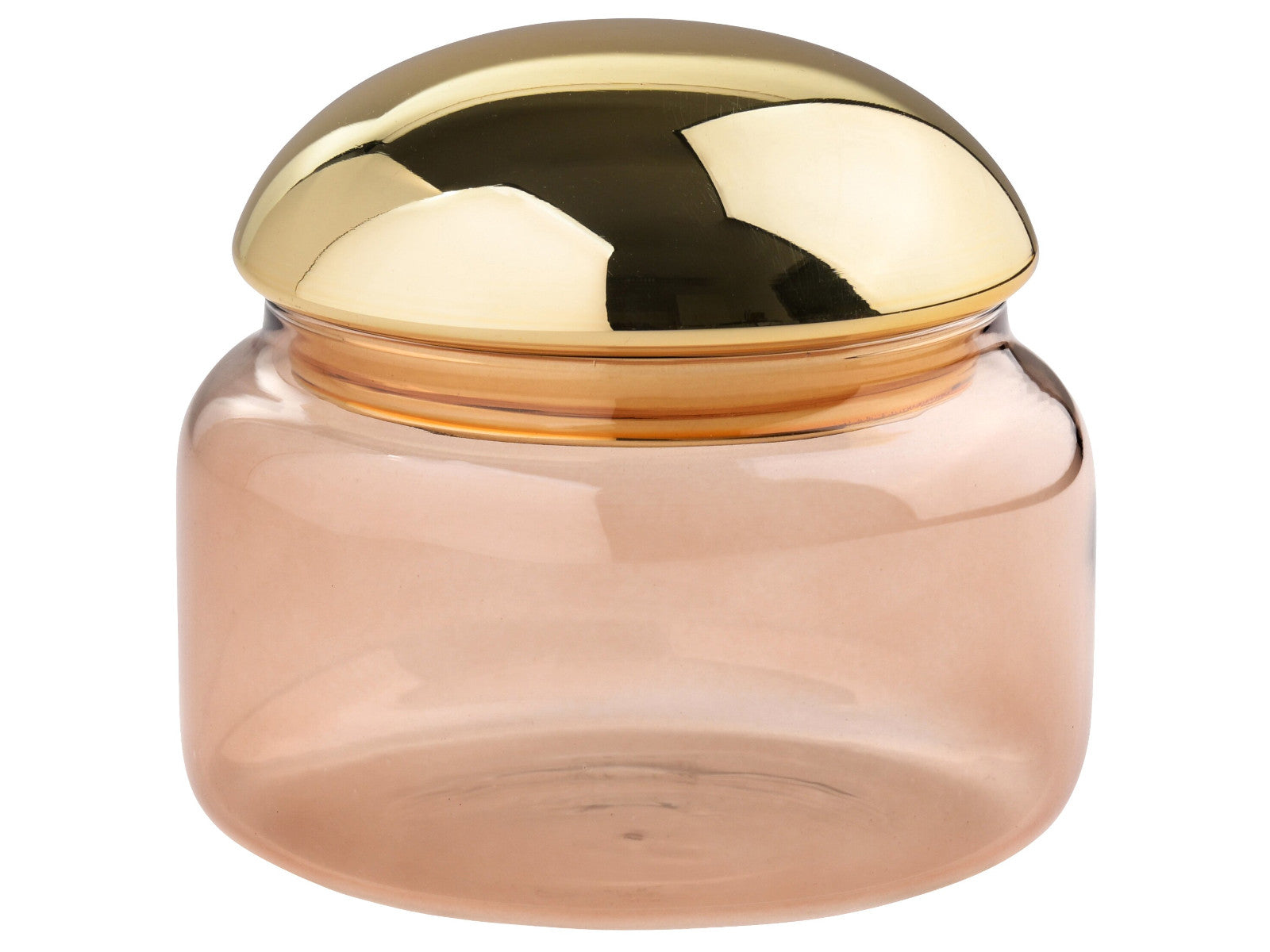 Giftcompany Voile Glasdose M braun/gold 10,5cm Freisteller 1