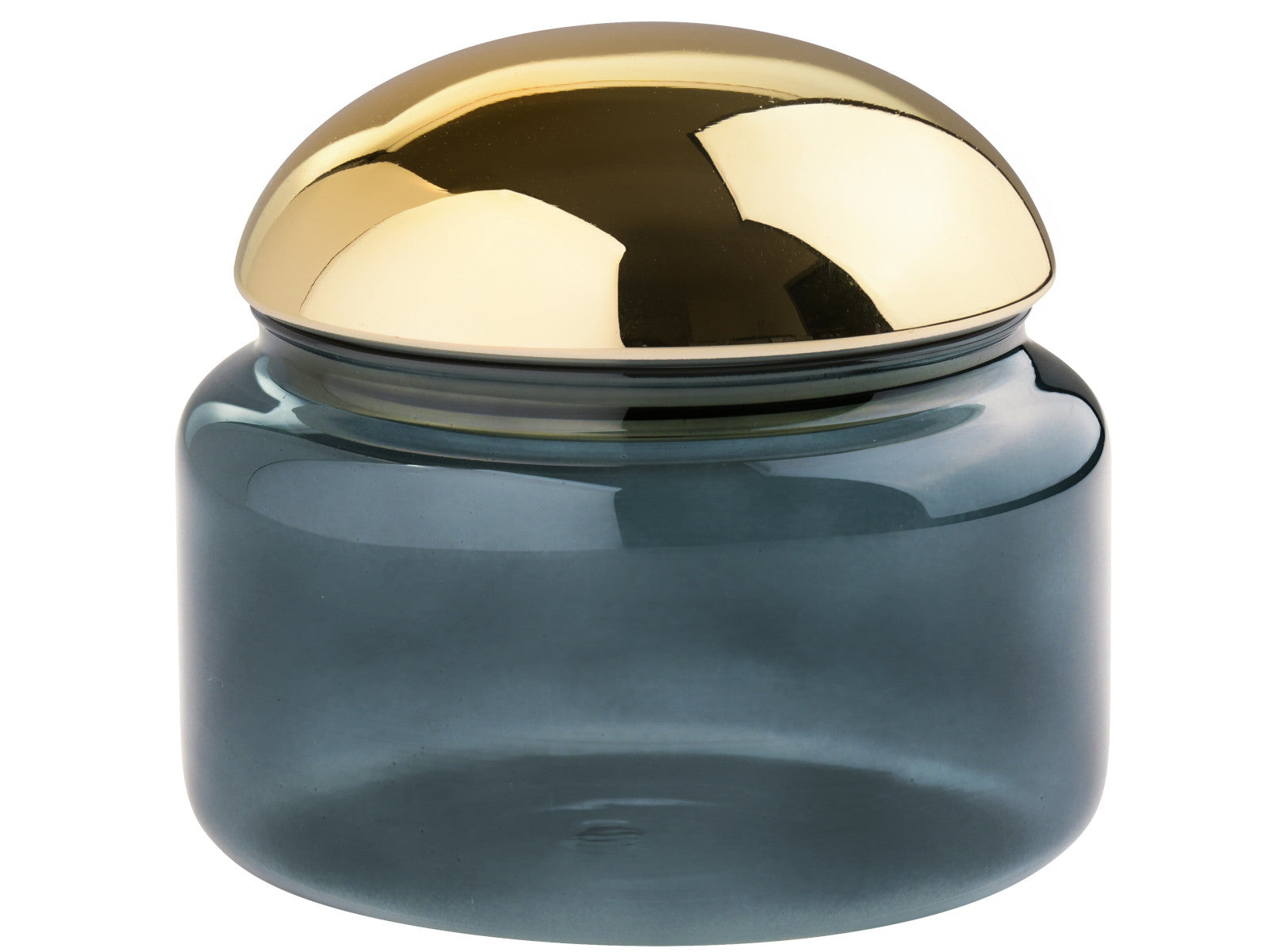 Giftcompany Voile Glasdose L blau/gold 12,5cm Freisteller 1