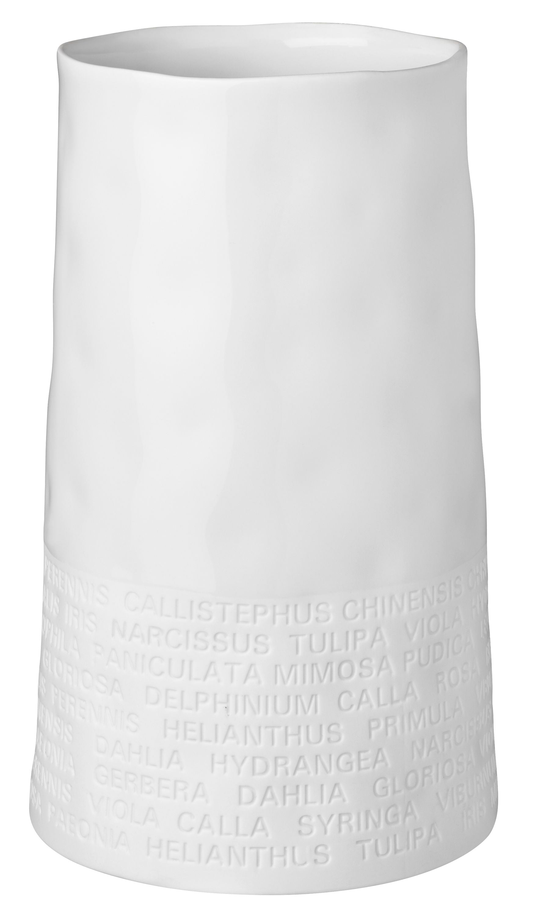 räder Raumpoesie Vase breit weiß 20cm - Produktbild 1