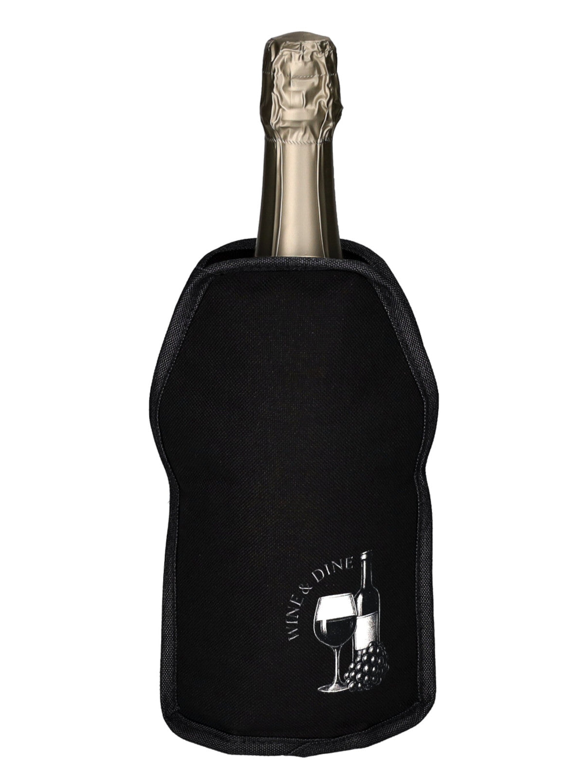 Giftcompany Froid Kühlmanschette Wine and Dine schwarz 23,5cm Freisteller 1