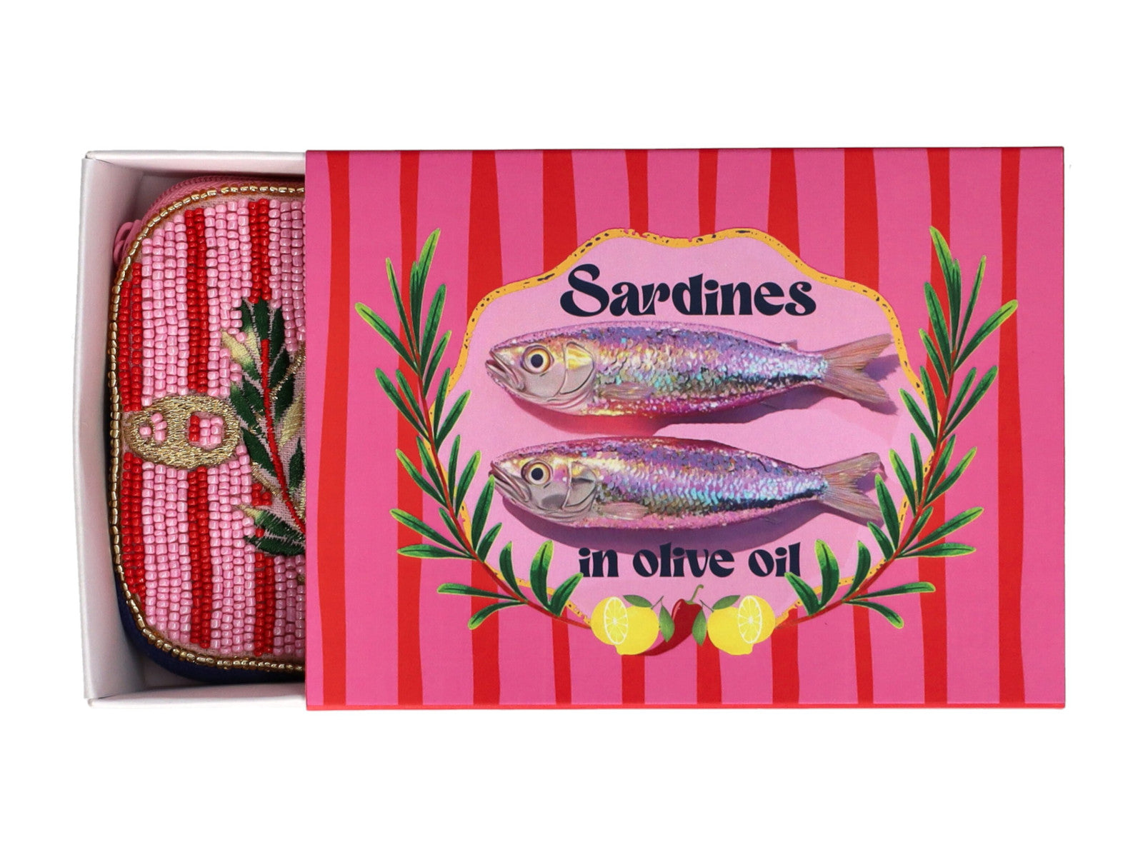 Giftcompany Elodie Kosmetiktasche S Sardines rosa 14,5cm - Produktbild 3