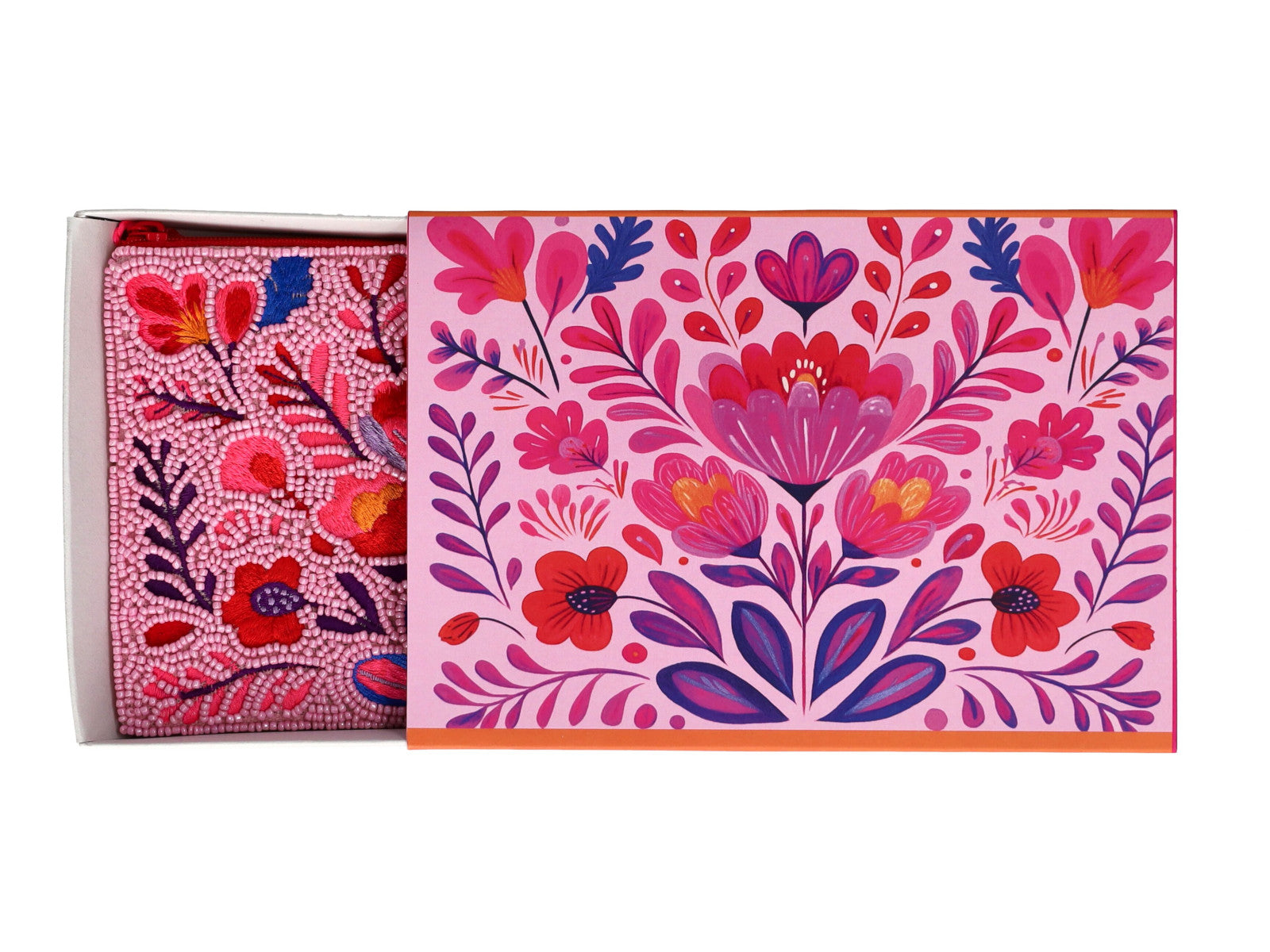 Giftcompany Elodie Kosmetiktasche M Blumen pink 18cm - Produktbild 3