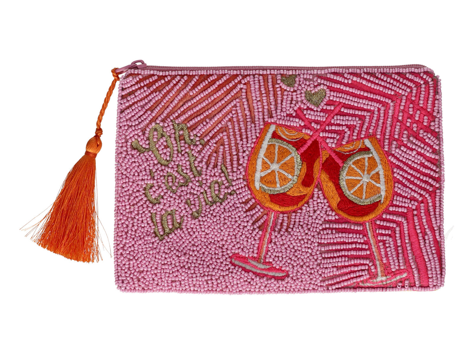 Giftcompany Elodie Kosmetiktasche M Oh c'est la vie pink 19cm Freisteller 1