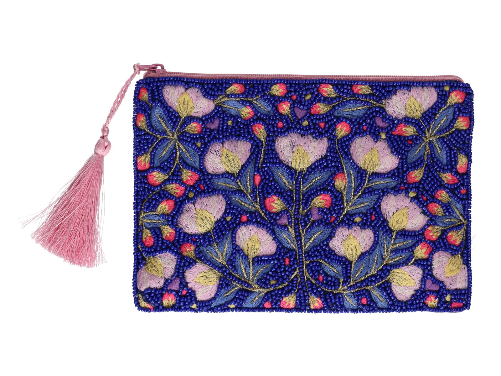 Giftcompany Elodie Kosmetiktasche M Blüten blau 18cm Freisteller 1