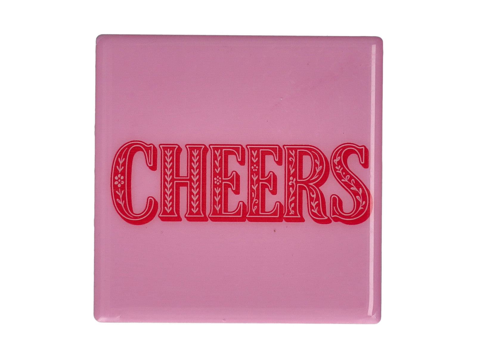 Giftcompany Love Tiles Untersetzer Cheers rosa 11x11cm Freisteller 1