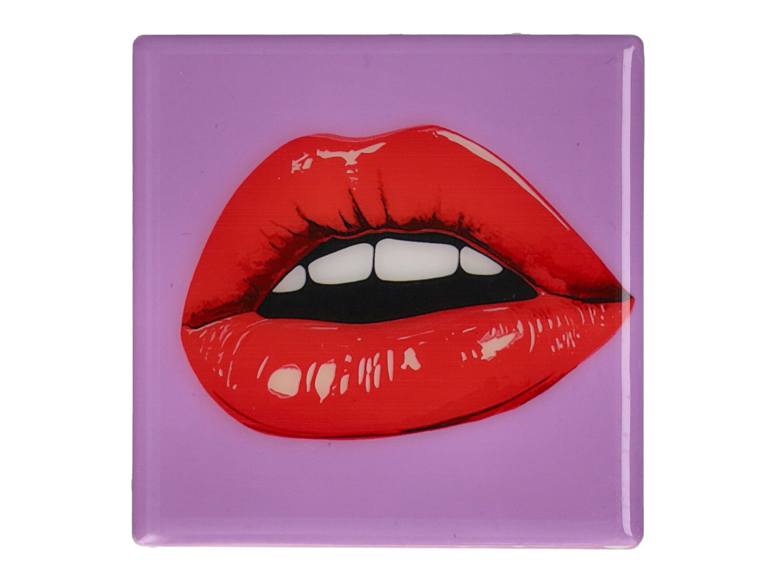 Giftcompany Love Tiles Untersetzer Lippen lila 11x11cm Freisteller 1