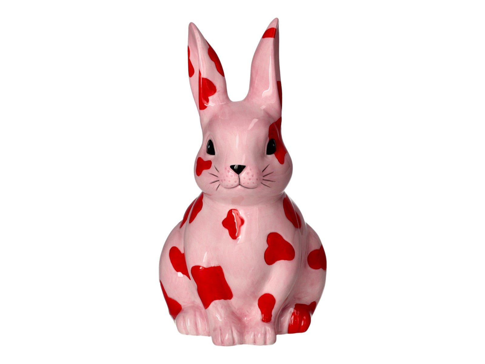 Giftcompany Mignon Vase Hase Leo M rosa/rot 11cm Freisteller 1