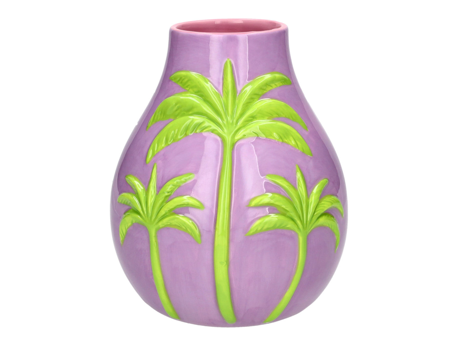 Giftcompany Artisan Vase Palme M lila/grün 16,8cm Freisteller 1