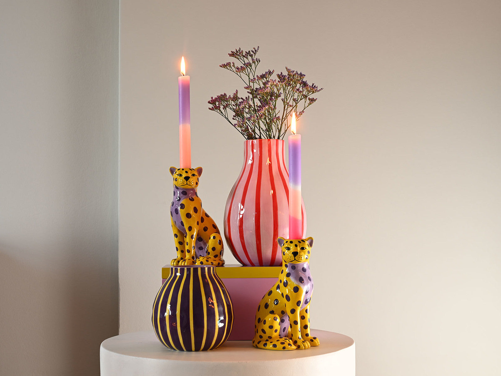 Giftcompany Artisan Vase rosa/rot 23,4cm Lifestyle 4