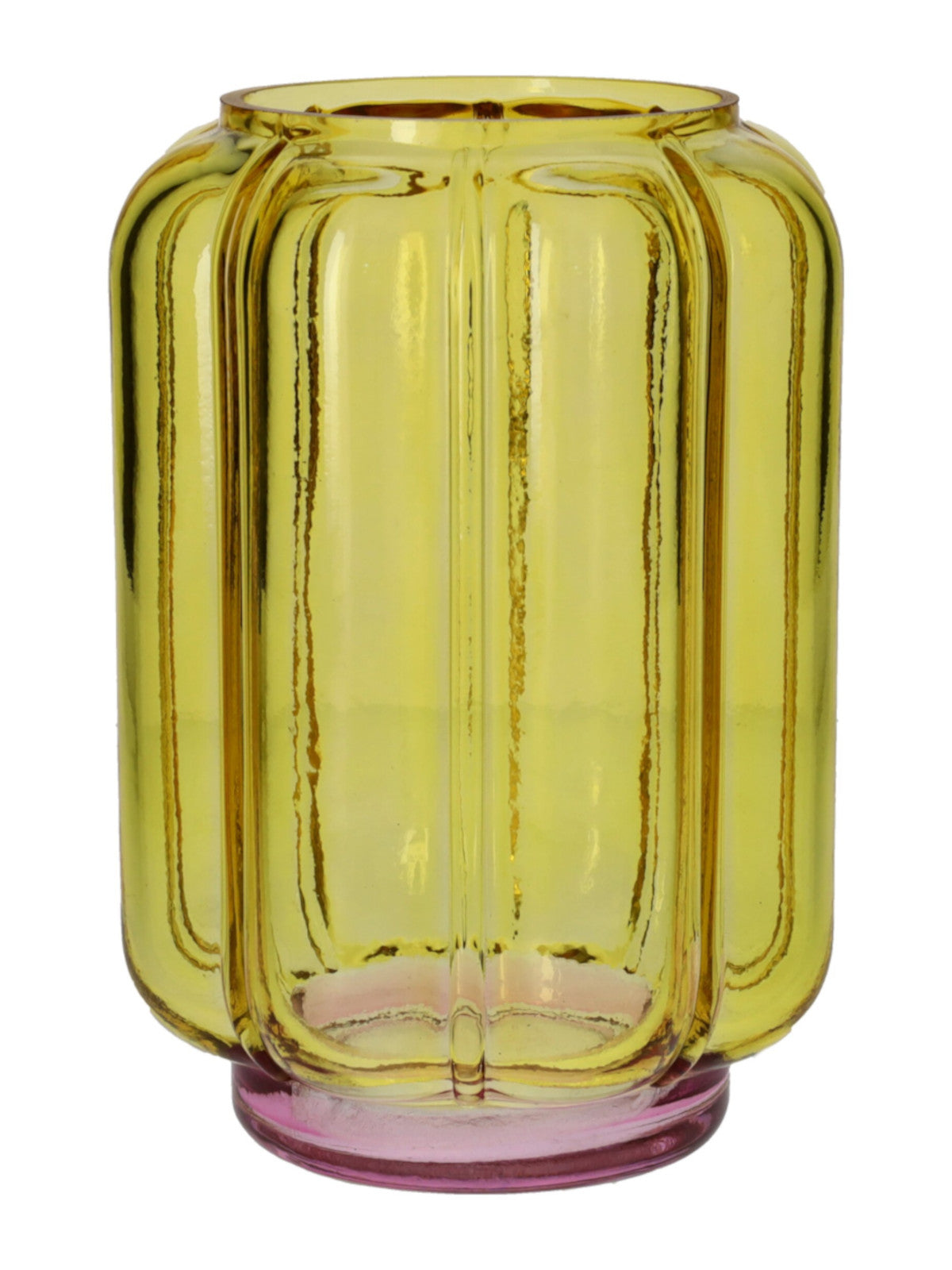 Giftcompany Jacquard Vase Wave M gelb 20,5cm Freisteller 1